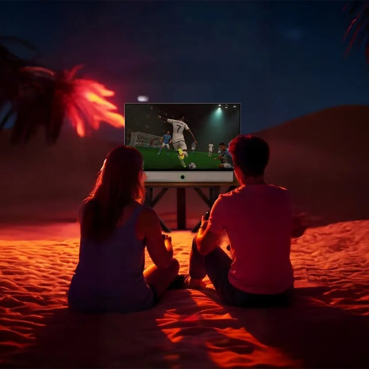 Portable FHD Smart TV – 27″ Wireless Smart Screen by Powerology