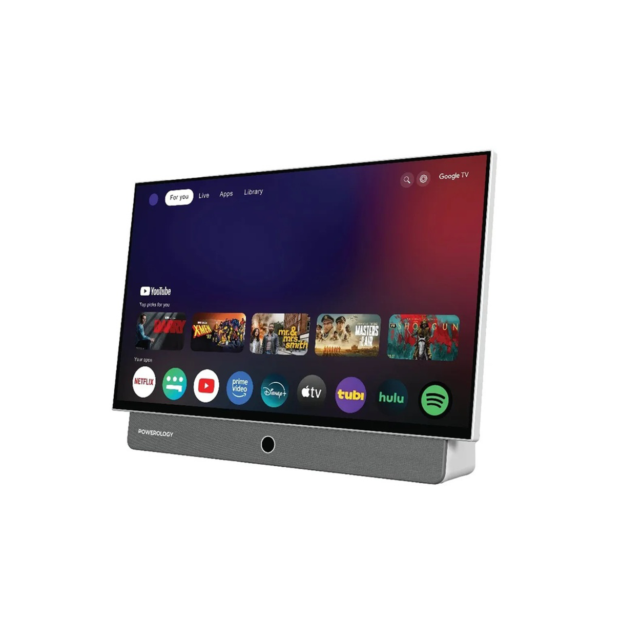 Portable FHD Smart TV – 27″ Wireless Smart Screen by Powerology