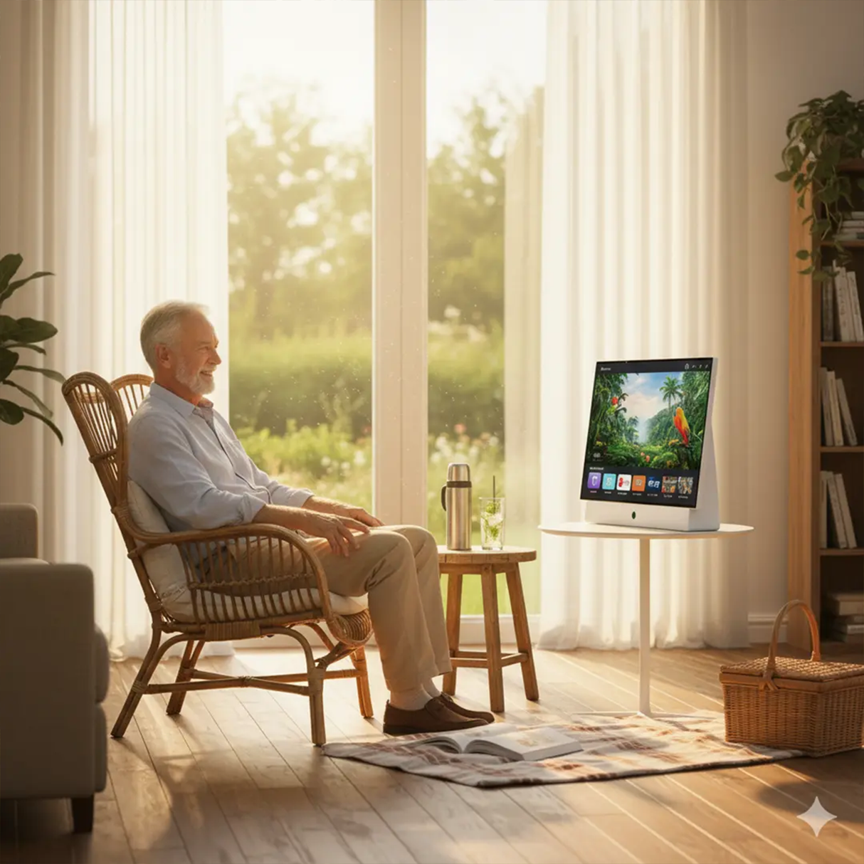 Portable FHD Smart TV – 27″ Wireless Smart Screen by Powerology