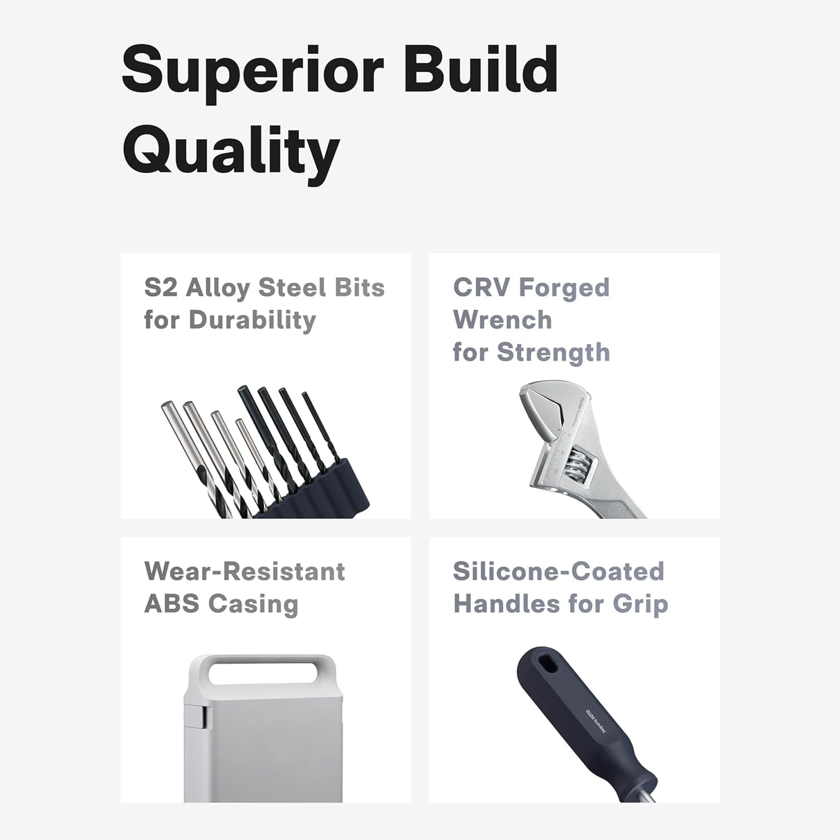 12V Brushless Drill Tool Set – Cordless Smart Drill Kit with LED Display, 30Nm Torque & Full Home Repair Tools by HOTO