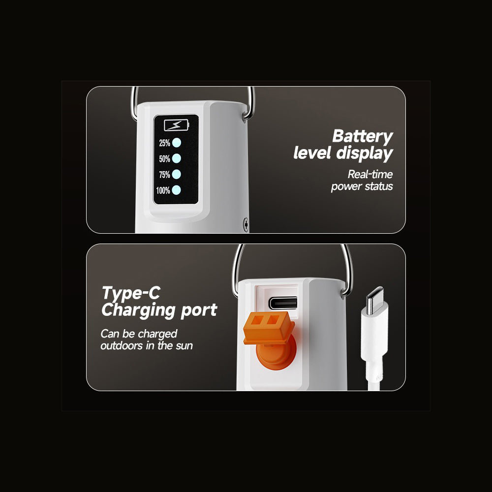 LED Rechargeable Camping Bulb Light by DP