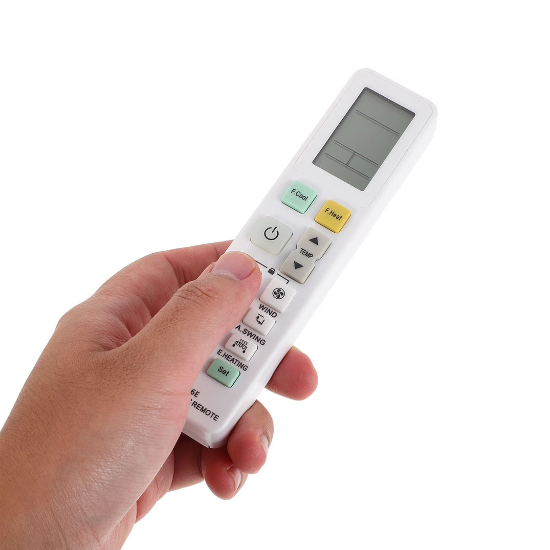 ريموت تحكم عالمي للمكيف KT-16E مع شاشة LCD رقمية، متوافق مع معظم ماركات أجهزة التكييف