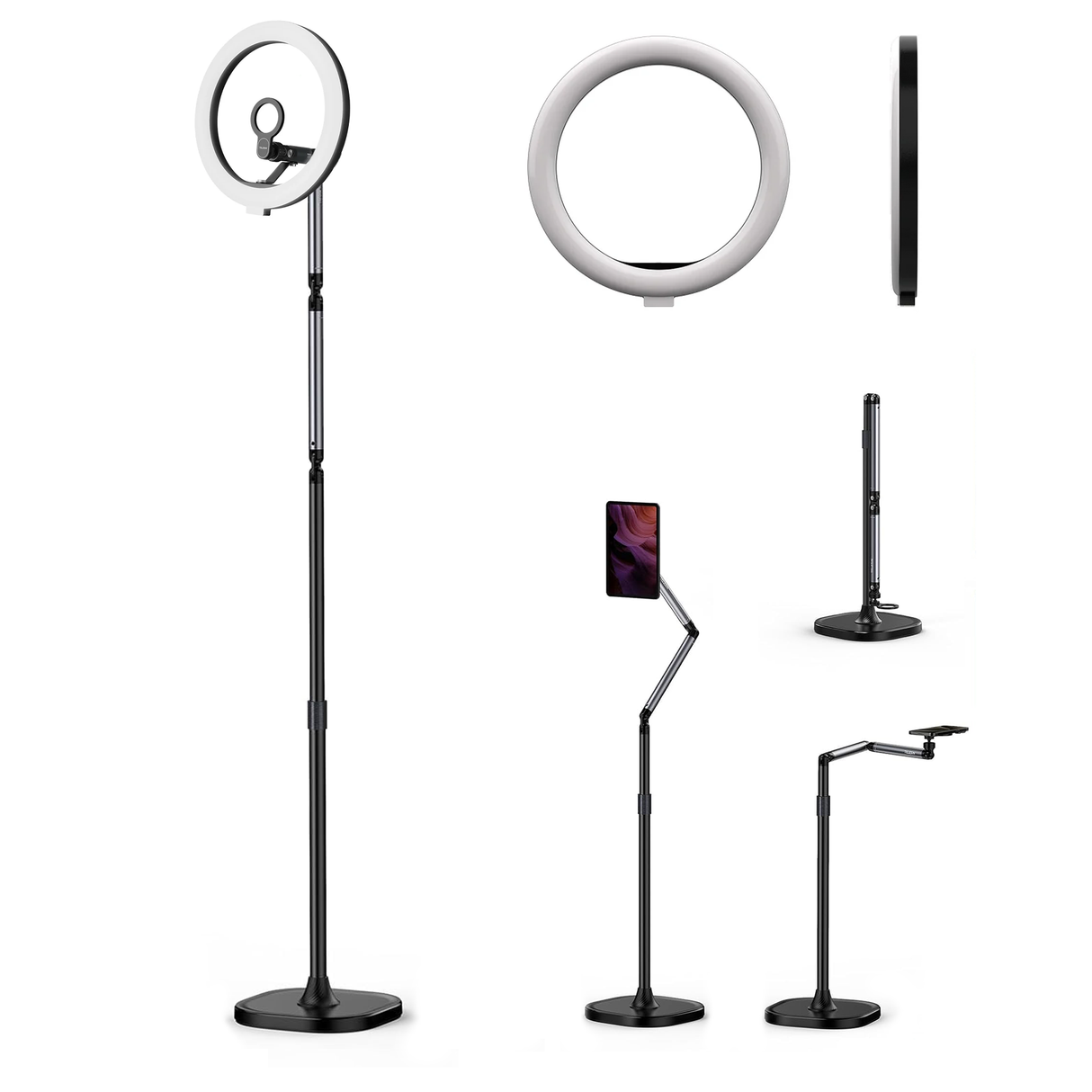 2-in-1 Magnetic Ring Light & Floor Stand Kit by TELESIN | Phone Accessories | SASKA Trading