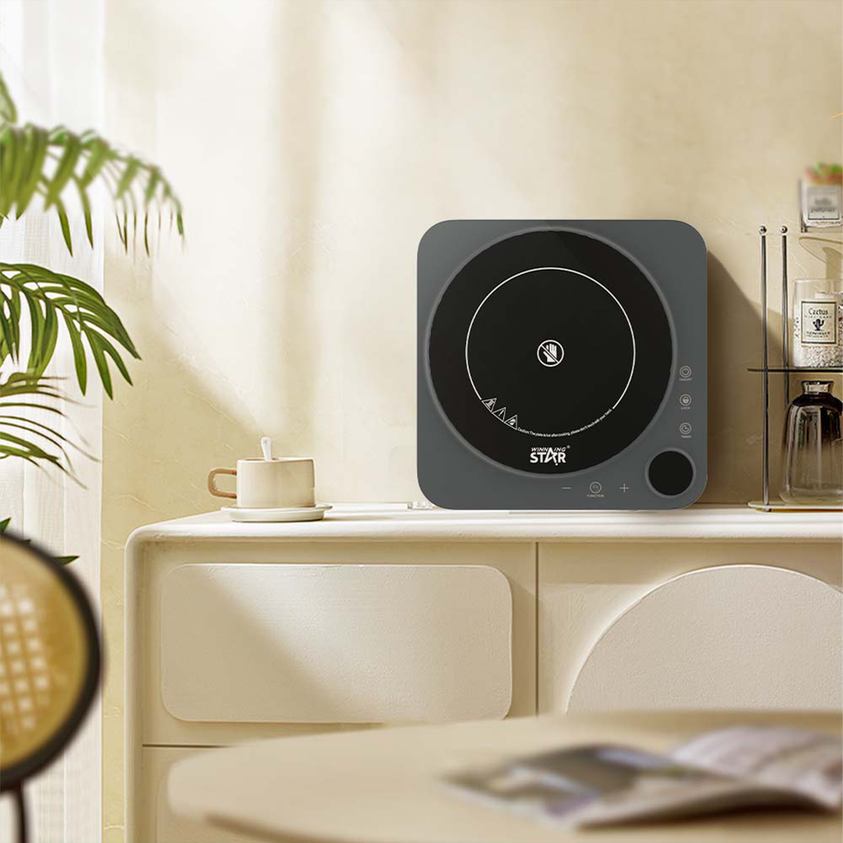 2000W Ceramic Hot Plate ST-9677 Electric Cooker with Touch Control from Winning Star | SASKA Trading