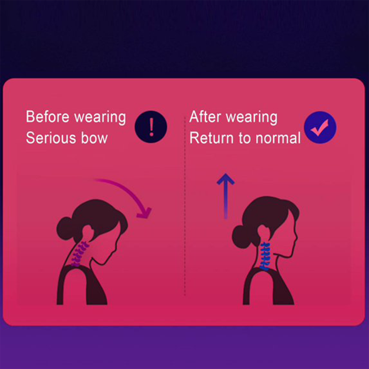 360° Adjustable Neck Support Posture Corrector for Relieves Neck Pain | Posture Corrector | SASKA Trading