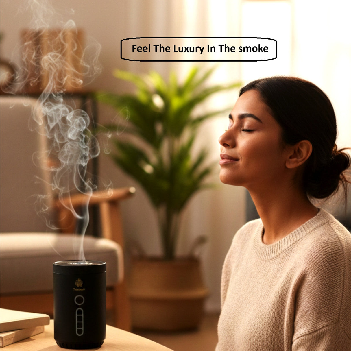 مبخرة بخور ذكية وسماعة قرآن كاملة – مبخرة كهربائية بالفحم عالية الحرارة من Telawah