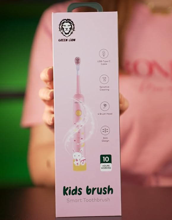 Green Lion Kids Smart Toothbrush | Electric Toothbrush | SASKA Trading