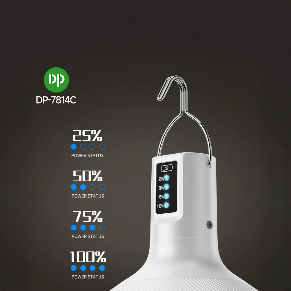 LED Rechargeable Camping Bulb Light by DP