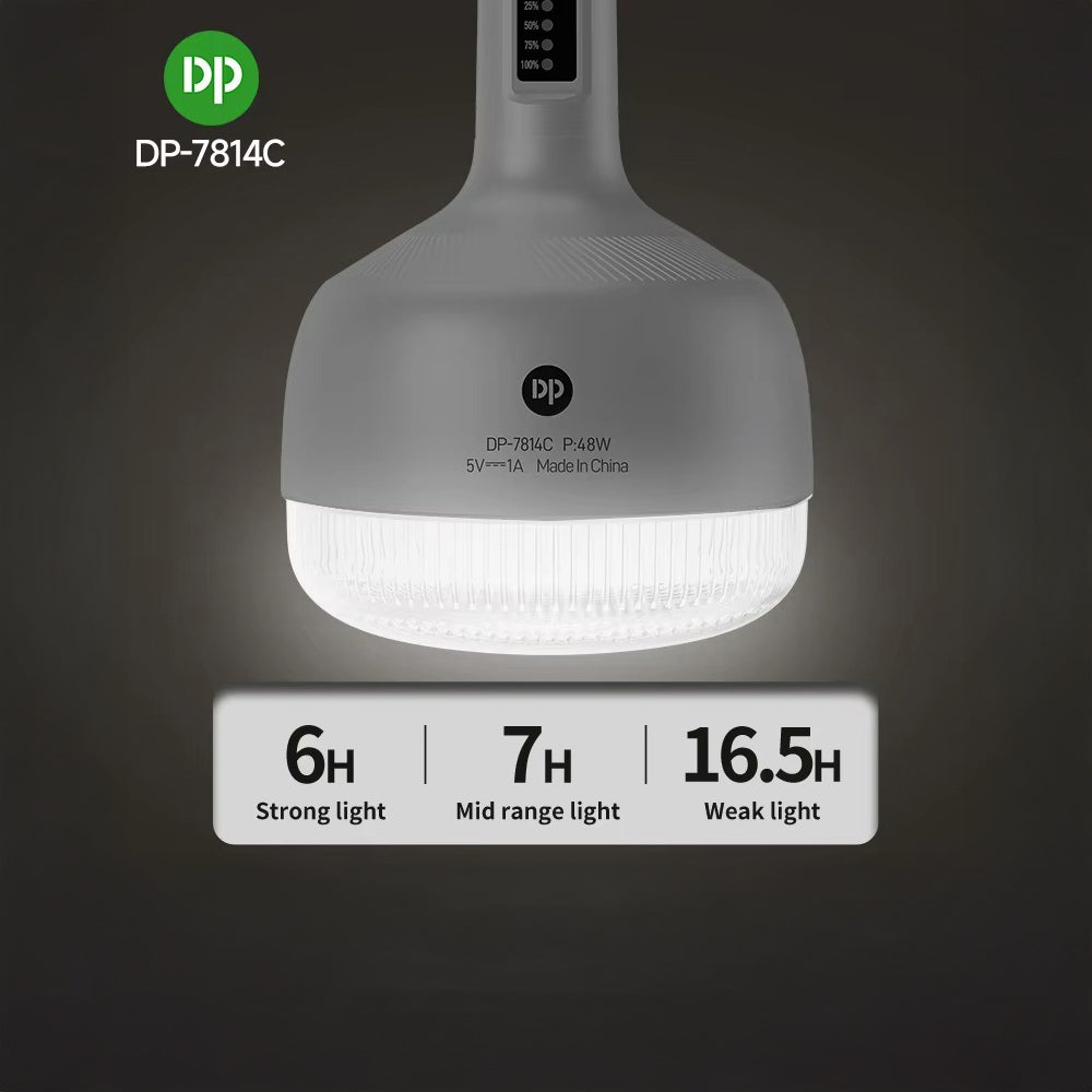LED Rechargeable Camping Bulb Light by DP