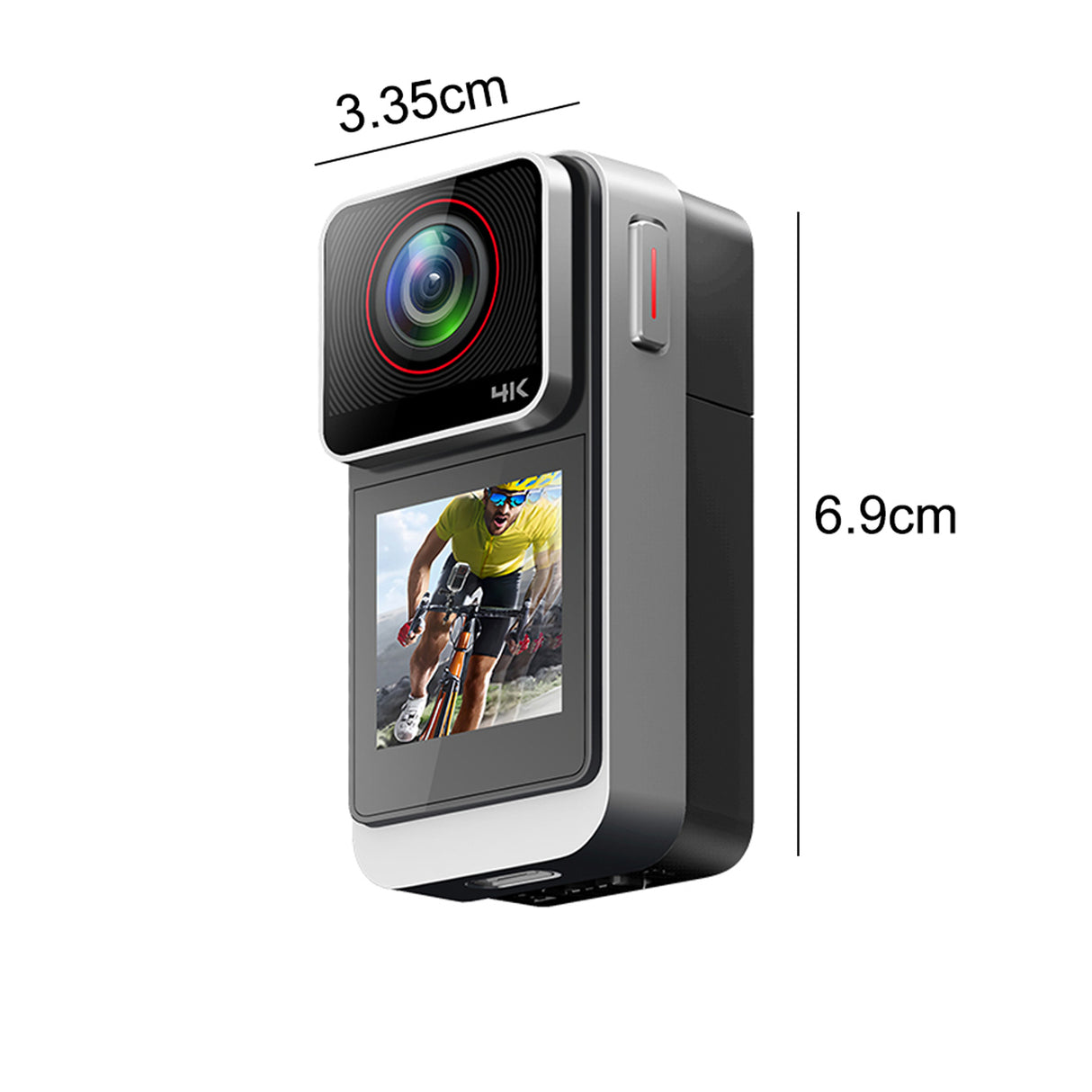 SAW10 4K Mini WiFi Action Camera, Magnetic Body Cam for Cycling, Motorbike, Diving & Outdoor Adventures