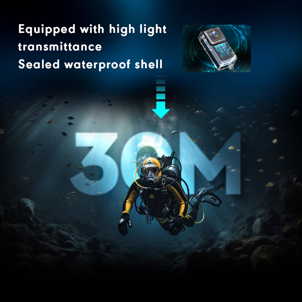 SAW10 4K Mini WiFi Action Camera, Magnetic Body Cam for Cycling, Motorbike, Diving & Outdoor Adventures