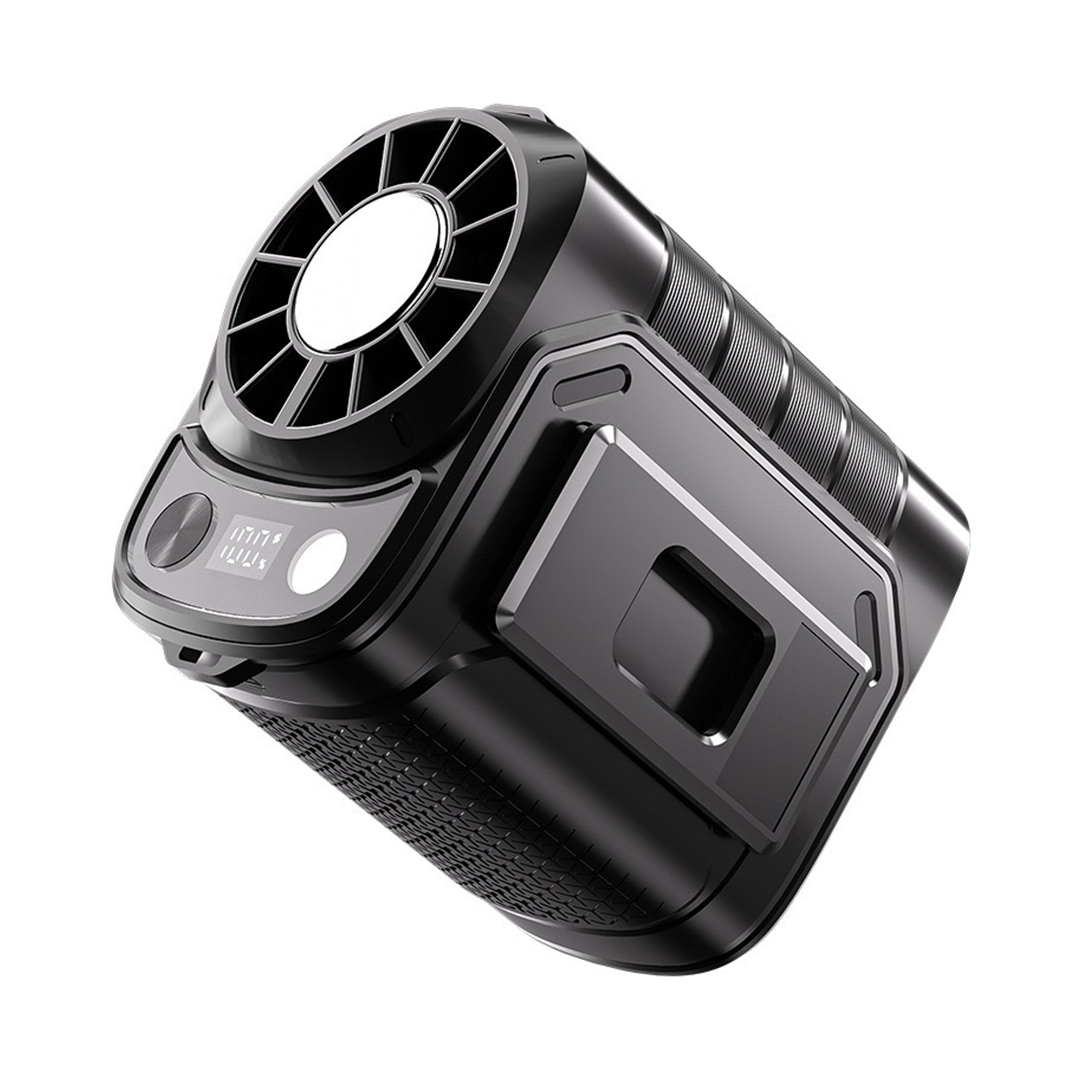 5 Speed Portable Waist Fan with Power Bank & LED Light | Wearable Cooling Fan | SASKA Trading