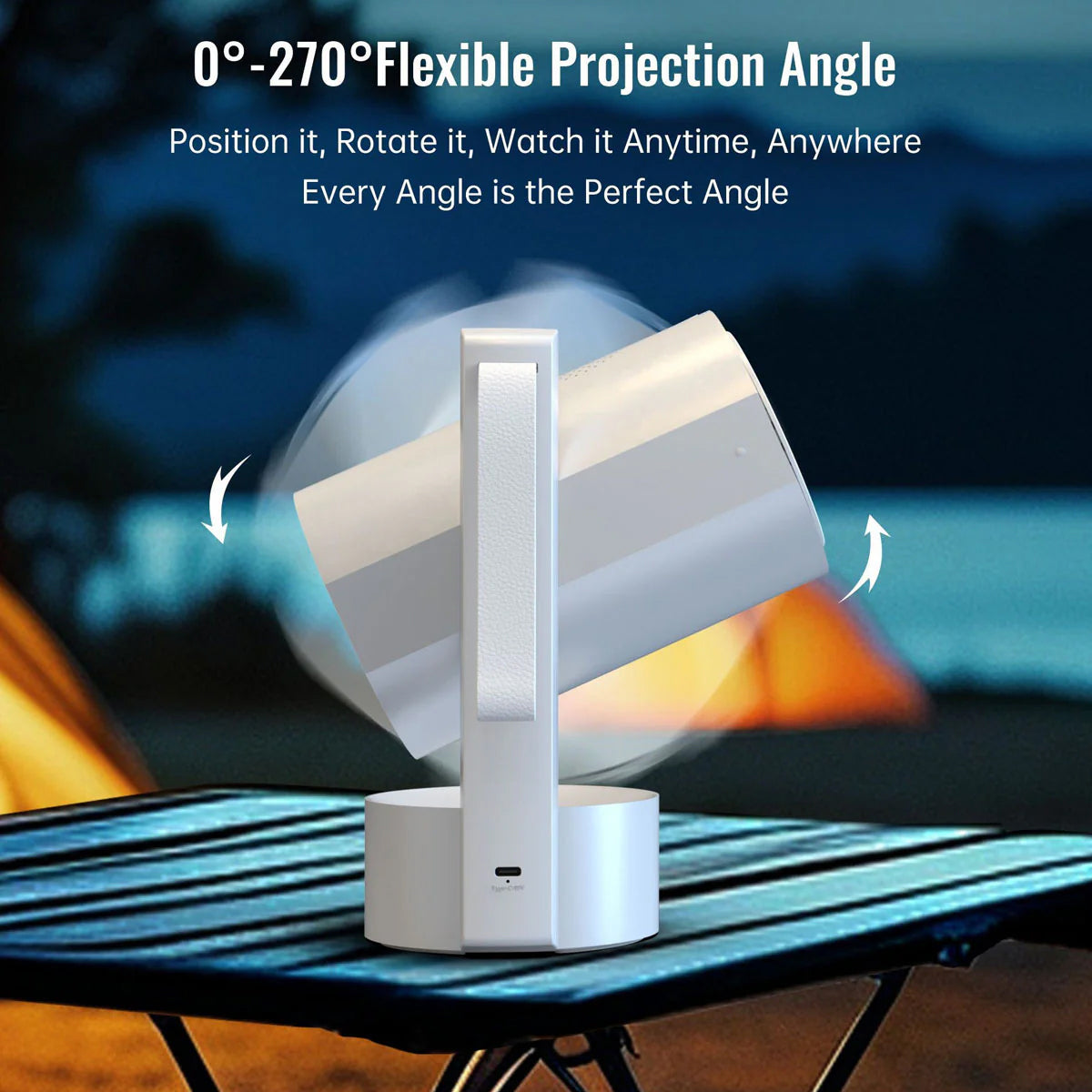 جهاز عرض صغير محمول R3P - 1080P LED، أندرويد 13