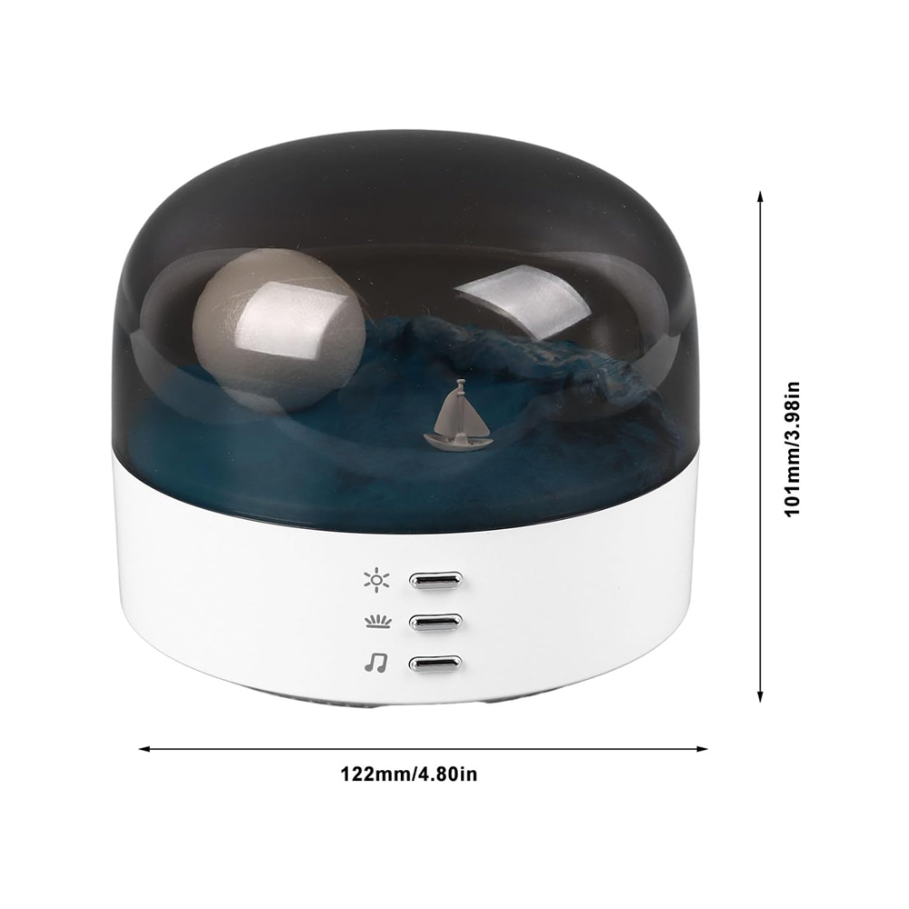 Moon Landscape Lamp with Bluetooth Speaker | Bedside Lamp | SASKA Trading