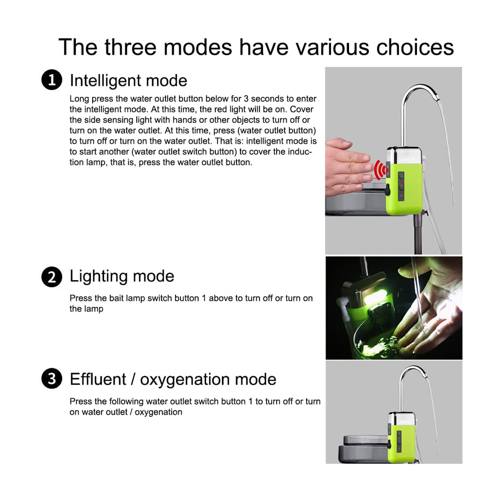 Induction Pump Aerator With Sensor | Water Pump | SASKA Trading