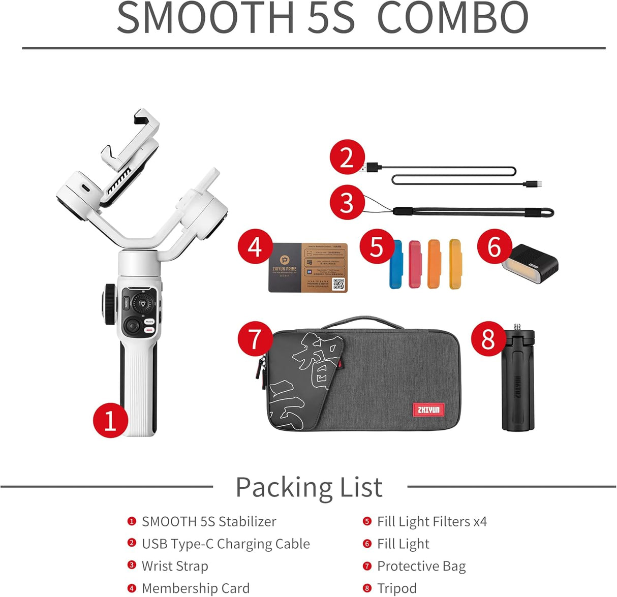 ZHIYUN Smooth 5S COMBO | Phone Gimble | SASKA Trading