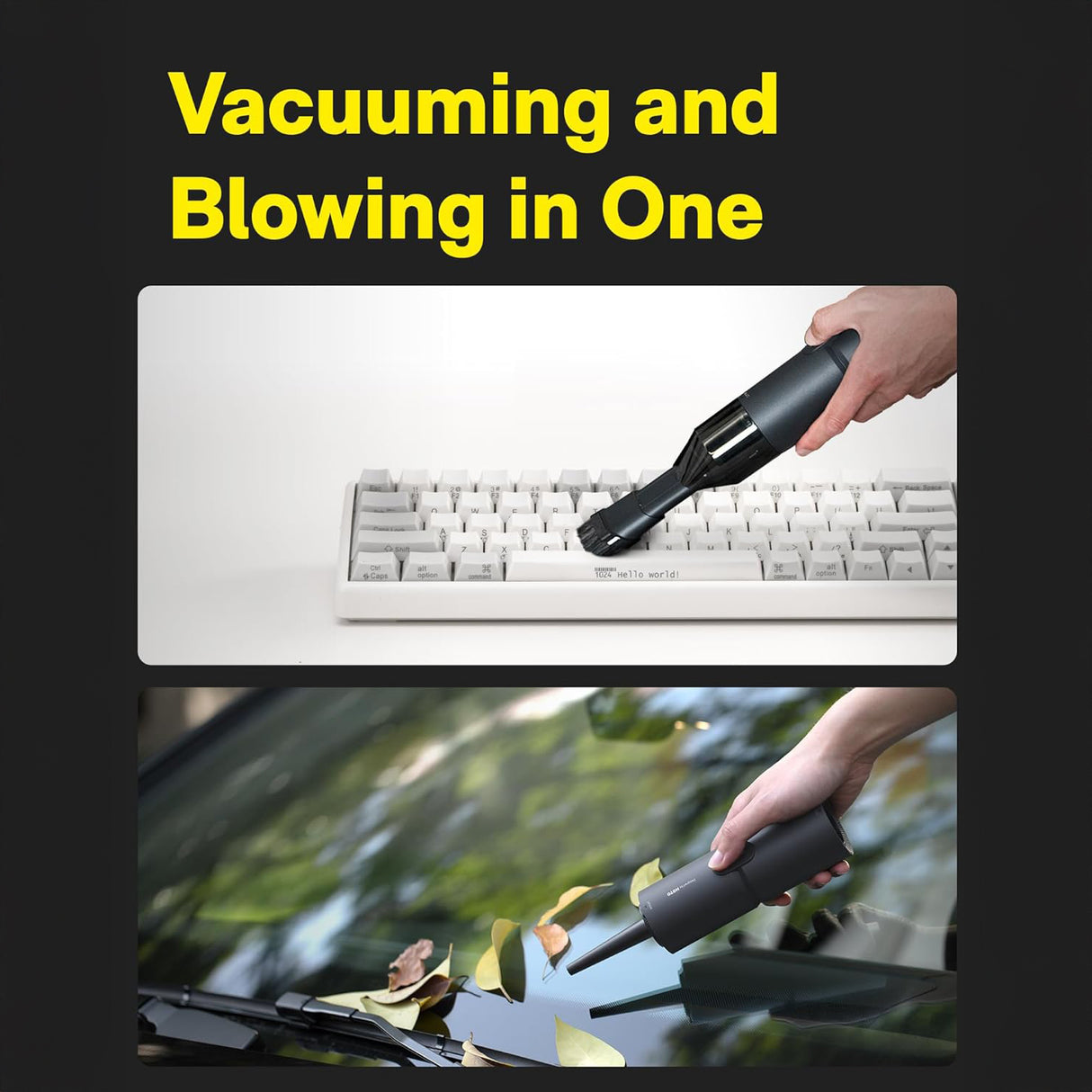 كبسولة الهواء المضغوط - منفضة هواء صغيرة للأجهزة الإلكترونية ولوحات المفاتيح والكاميرات والاستخدام المنزلي من HOTO.