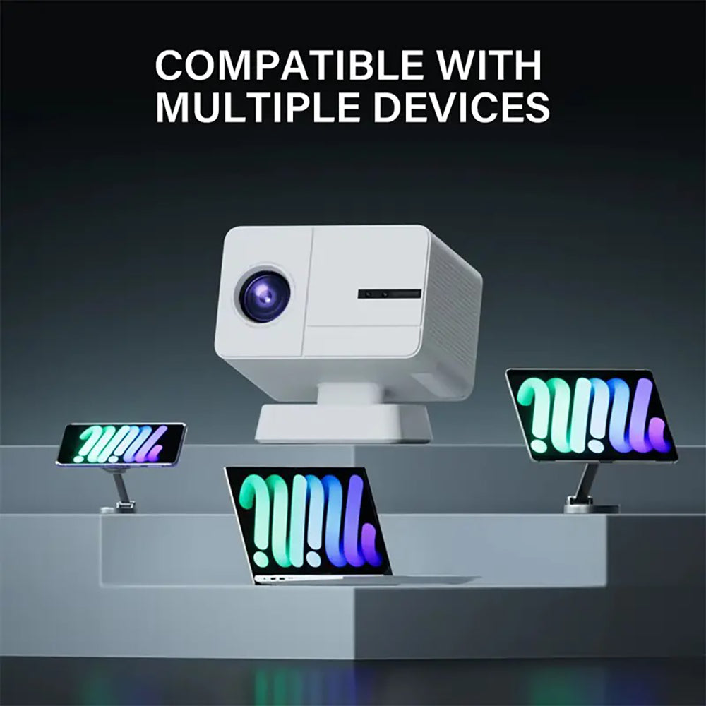 3D Game & Smart Android Projector, WiFi, Big Screen Up to 150 Inch, 2 Gamepads