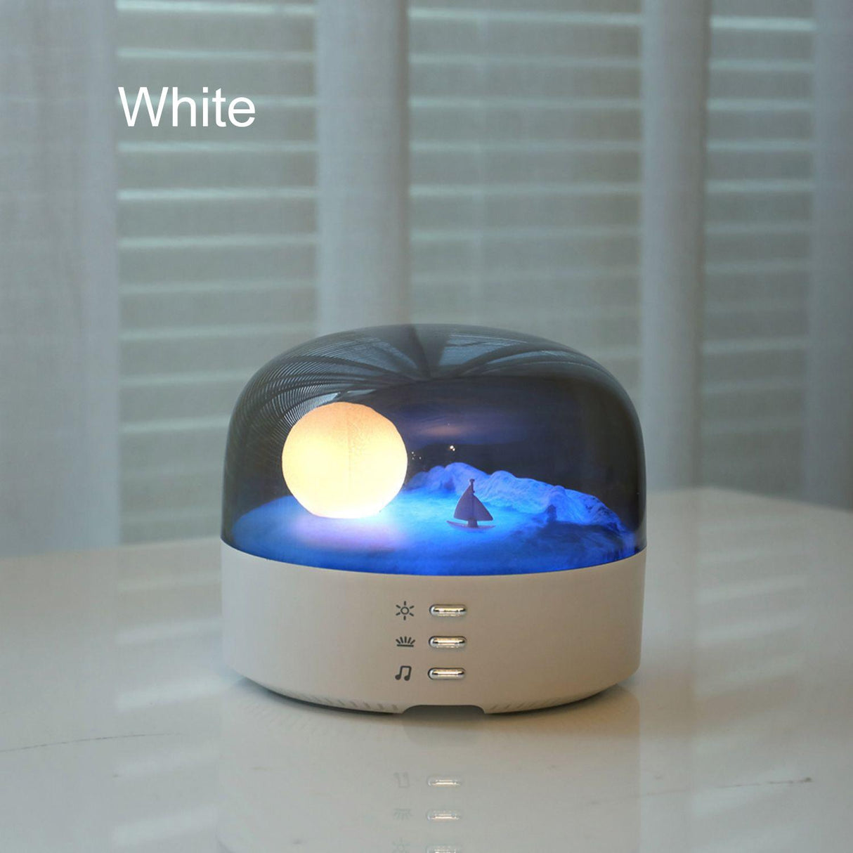 Moon Landscape Lamp with Bluetooth Speaker | Bedside Lamp | SASKA Trading