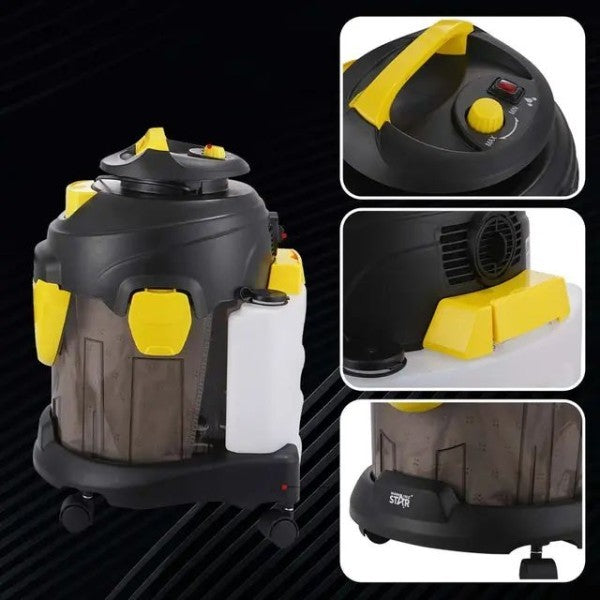 High Suction Power Wet and Dry Vacuum Cleaner 1400W 15L with HEPA Filter by Winning Star | Vacuum Cleaner | SASKA Trading