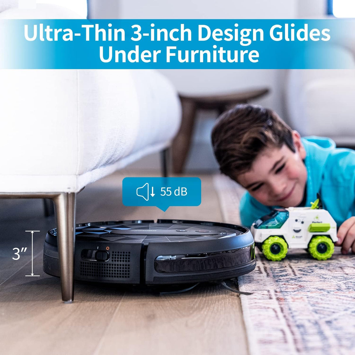 P20 Robot Vacuum Cleaner with 2800Pa Suction Power by AIRROBO | Vacuum Cleaner | SASKA Trading