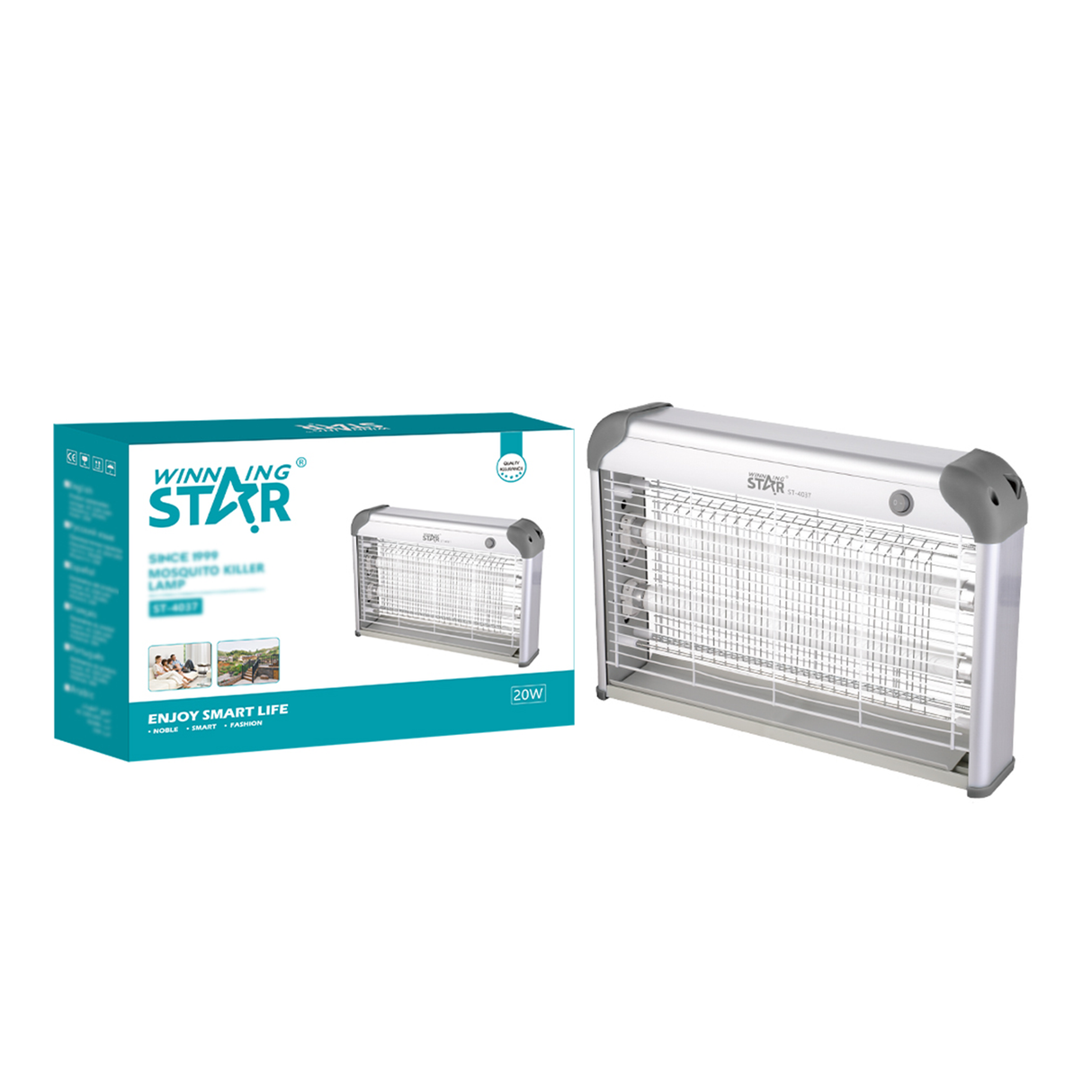 Aluminum Alloy Mosquito Repellent Killing Lamp ST-4037 Electric Insect Trap by Winning Star | Mosquito Killer | SASKA Trading