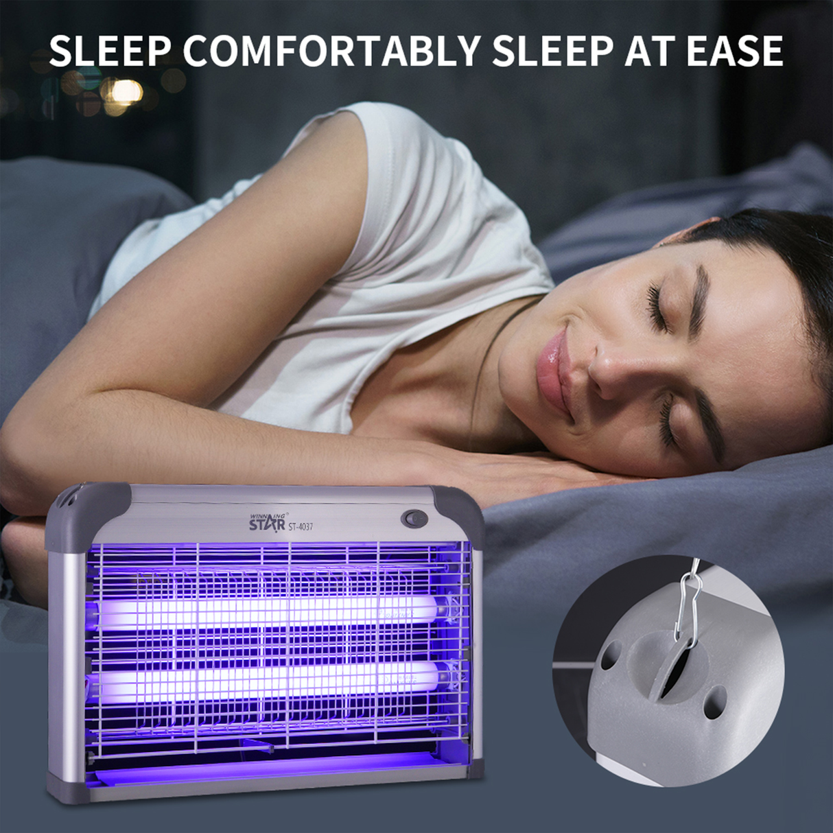 Aluminum Alloy Mosquito Repellent Killing Lamp ST-4037 Electric Insect Trap by Winning Star | Mosquito Killer | SASKA Trading