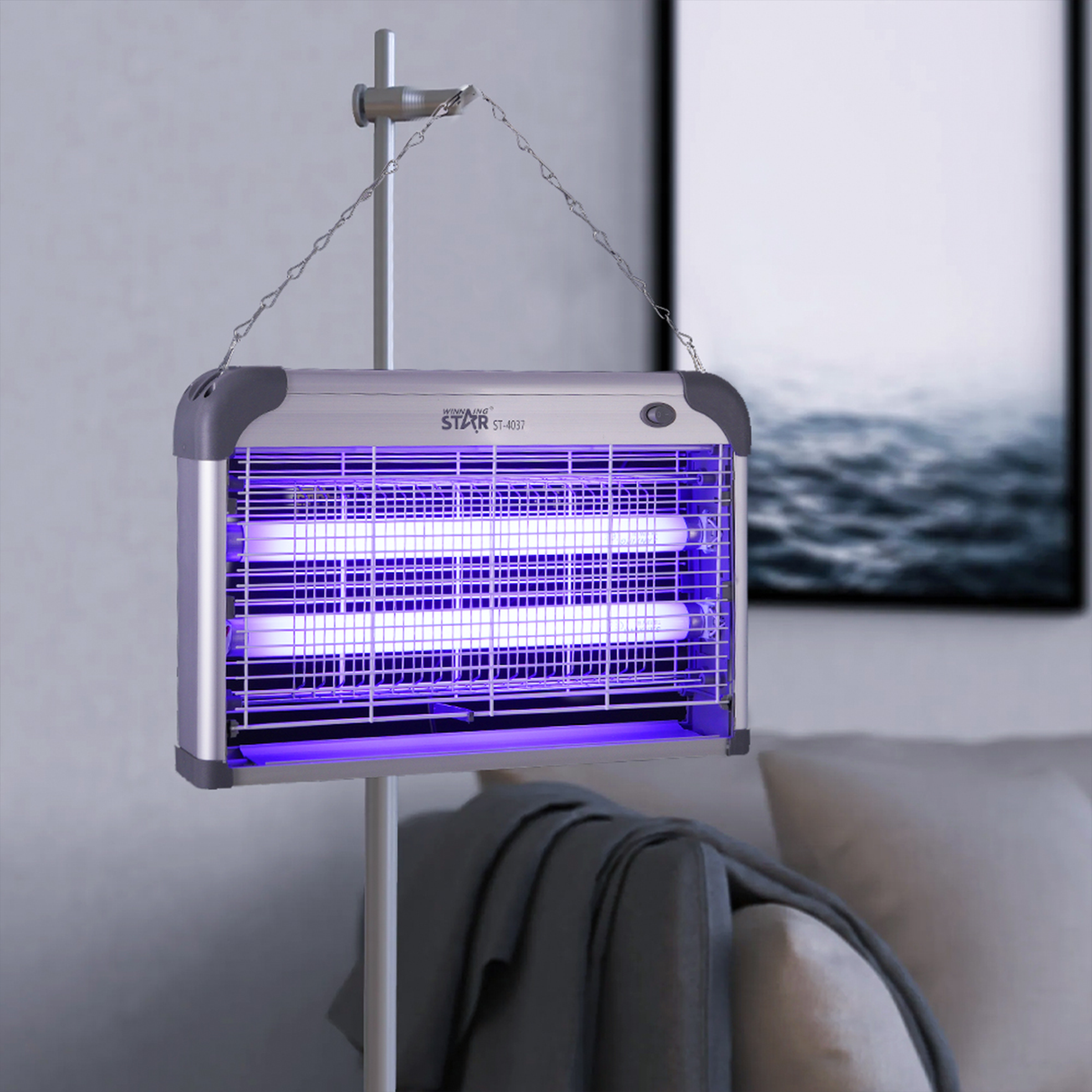 Aluminum Alloy Mosquito Repellent Killing Lamp ST-4037 Electric Insect Trap by Winning Star | Mosquito Killer | SASKA Trading