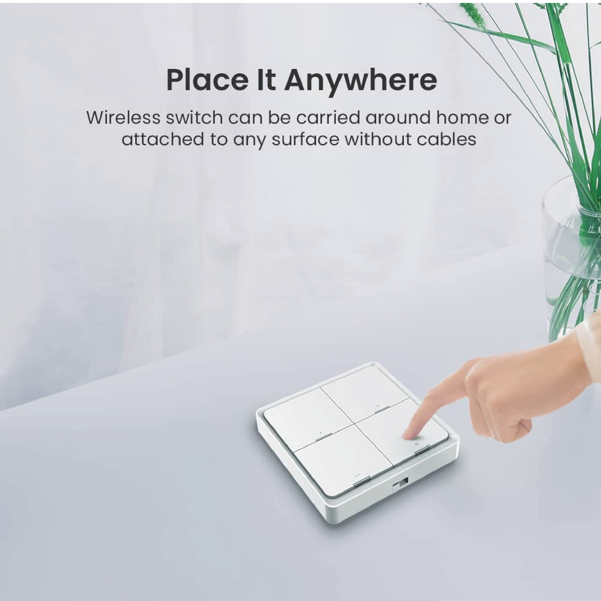 BroadLink 4 Key Button | Smart Scene Button | SASKA Trading