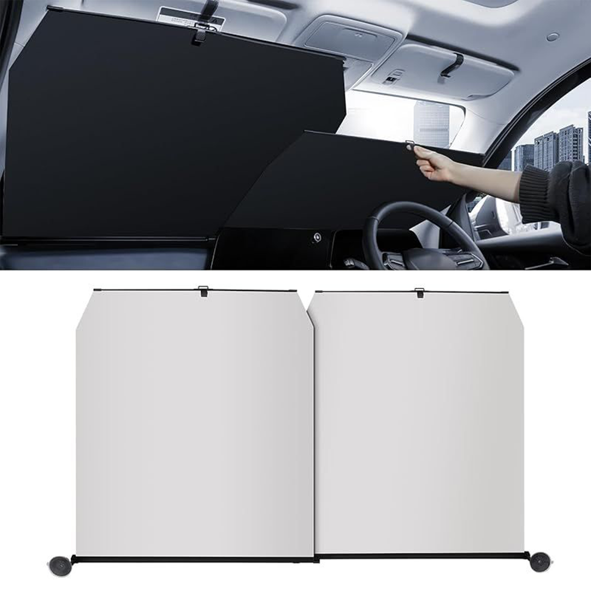 Automatic Retractable Car Sunshade | Car Sunshade | SASKA Trading