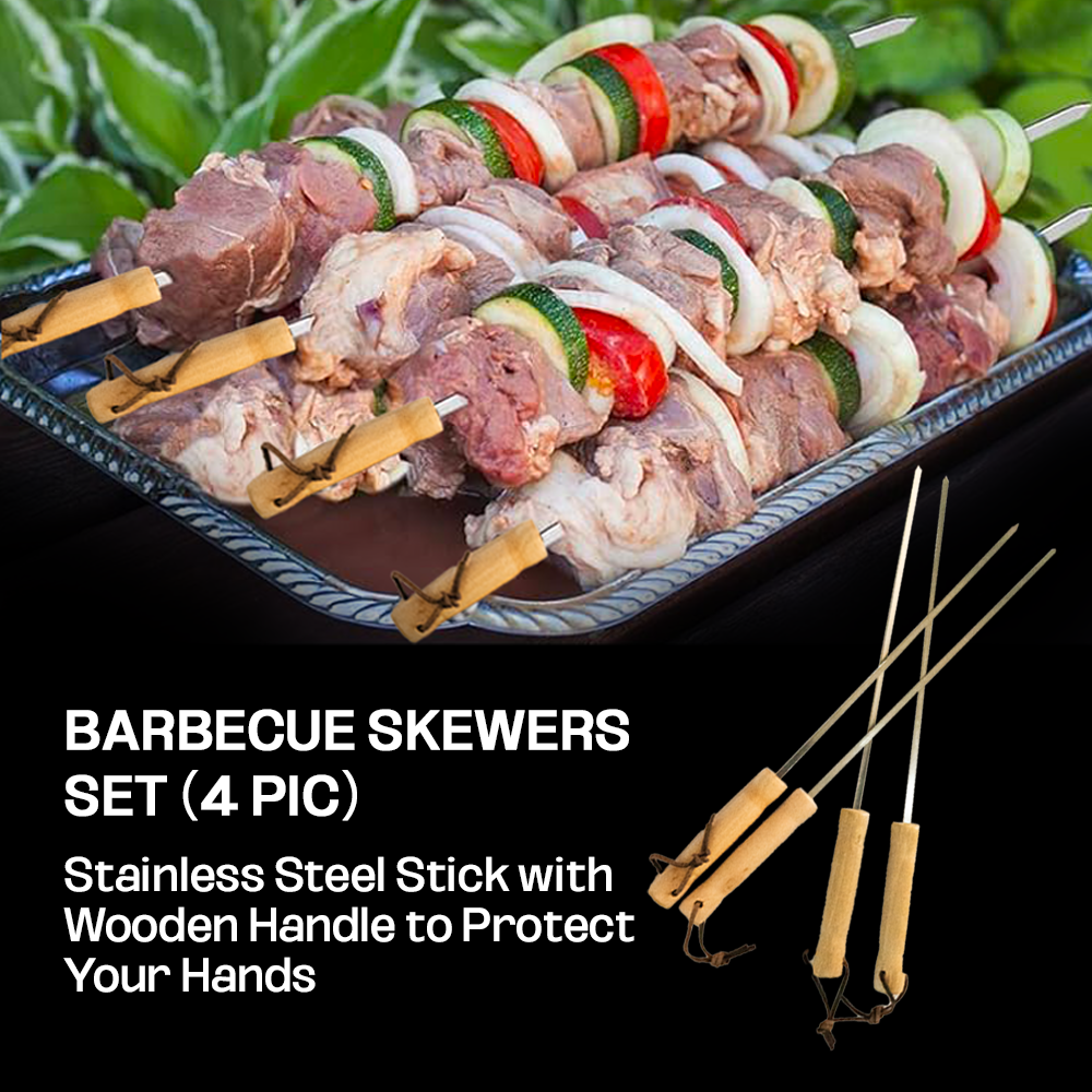 BBQ Stainless Steel Grilling Tools Set 24 in 1 | Outdoor Accessories | SASKA Trading