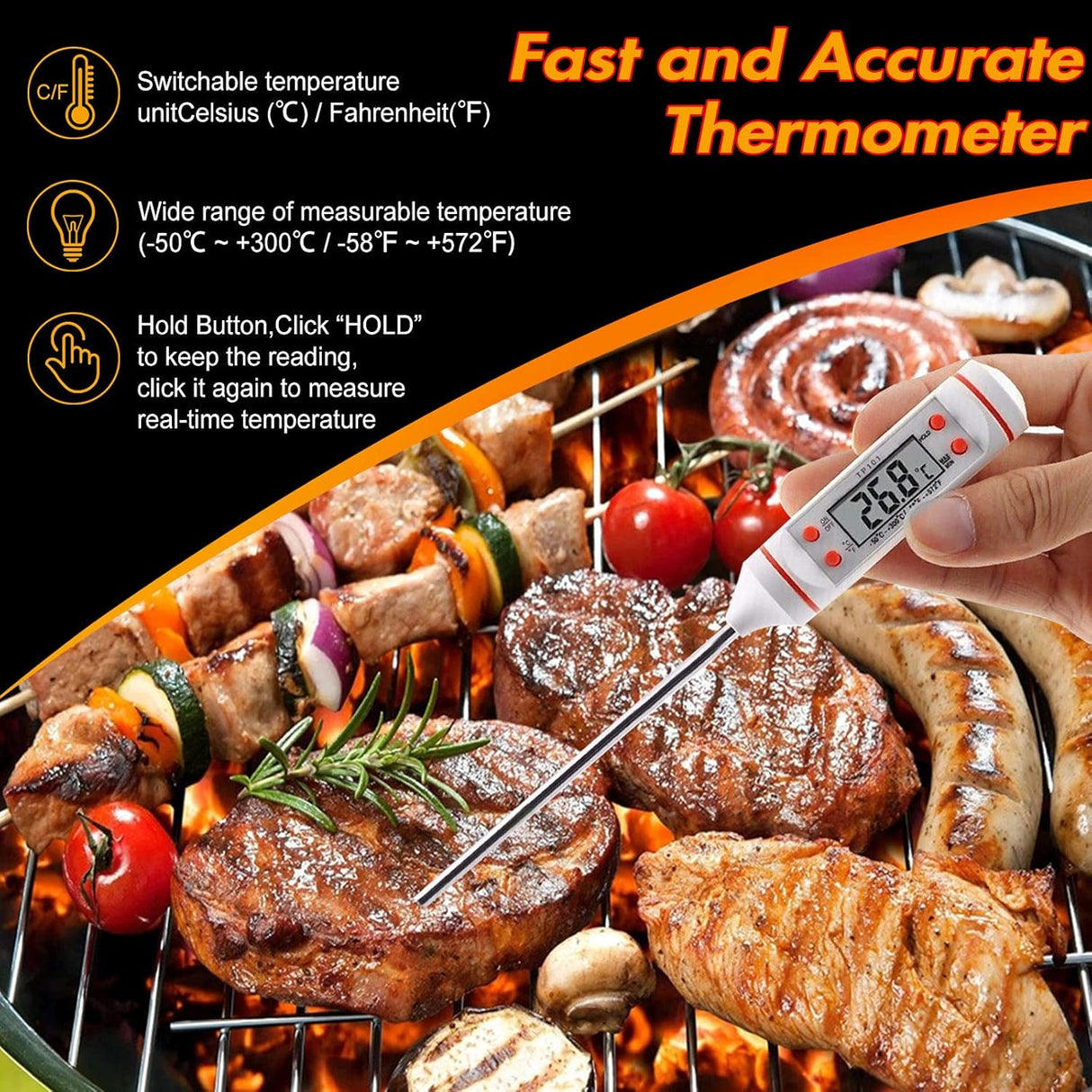 BBQ Stainless Steel Grilling Tools Set 24 in 1 | Outdoor Accessories | SASKA Trading