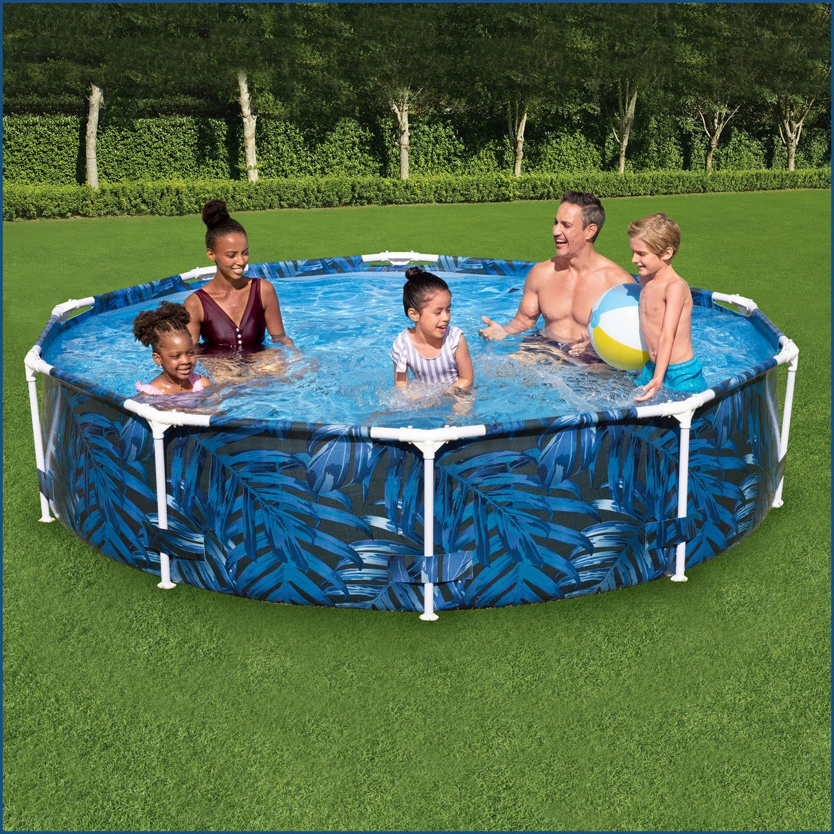 Bestway Steel Pro™ 10FT Round Above-Ground Pool – 305cm x 66cm | Swimming Pool | SASKA Trading