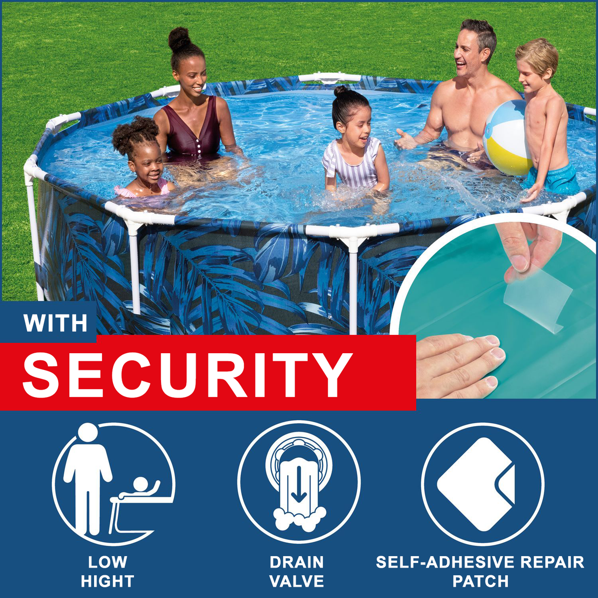 Bestway Steel Pro™ 10FT Round Above-Ground Pool – 305cm x 66cm | Swimming Pool | SASKA Trading