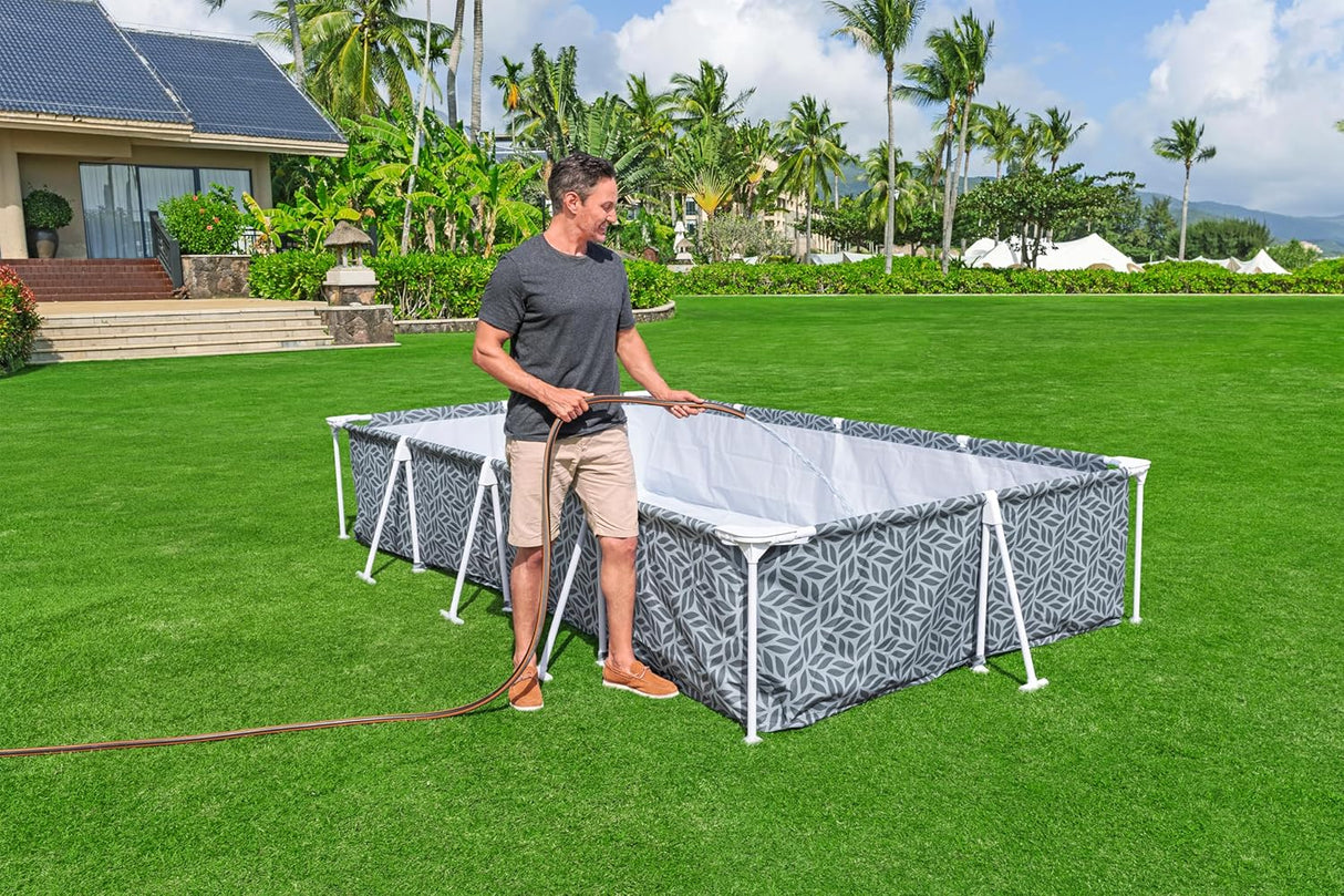 Bestway Steel Pro Rectangular Pool – 3.66m x 2.01m x 66cm | Swimming Pool | SASKA Trading