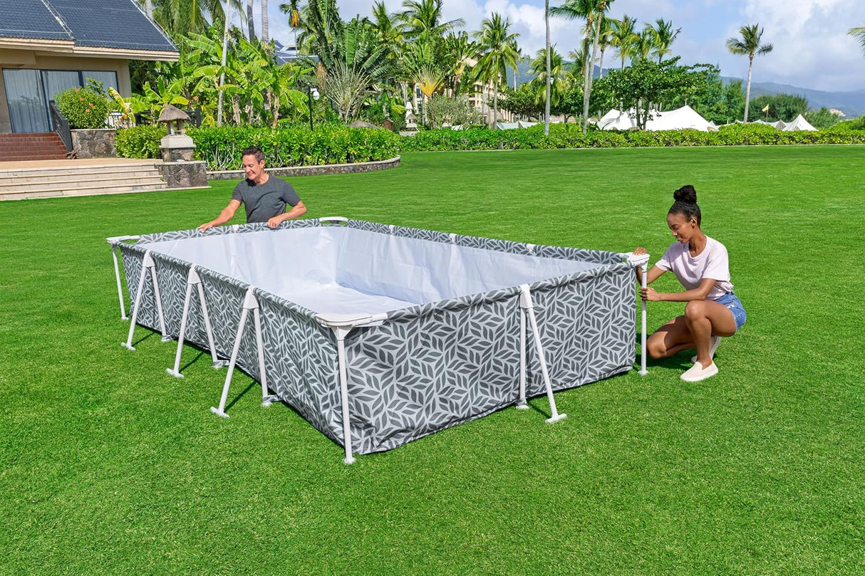 Bestway Steel Pro Rectangular Pool – 3.66m x 2.01m x 66cm | Swimming Pool | SASKA Trading