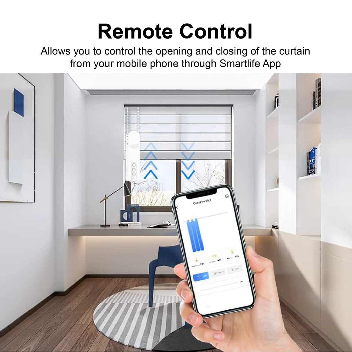 Solar Powered Electric Curtain Motor | Smart Curtain Motor | SASKA Trading