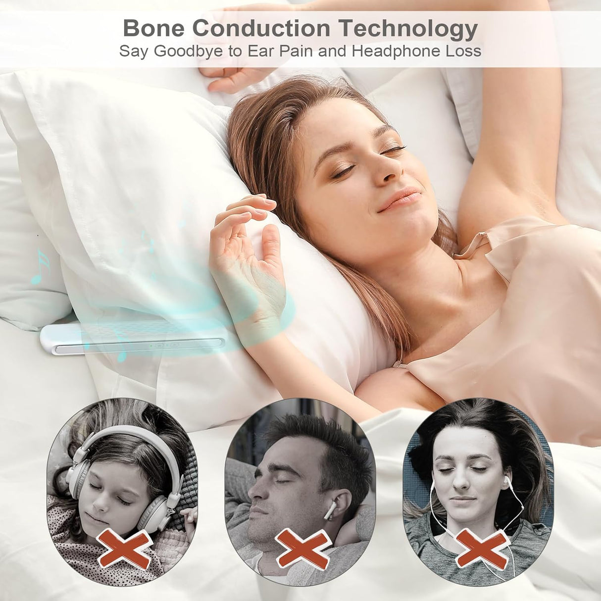 Bone Conduction Sleep Speaker | Speaker | SASKA Trading