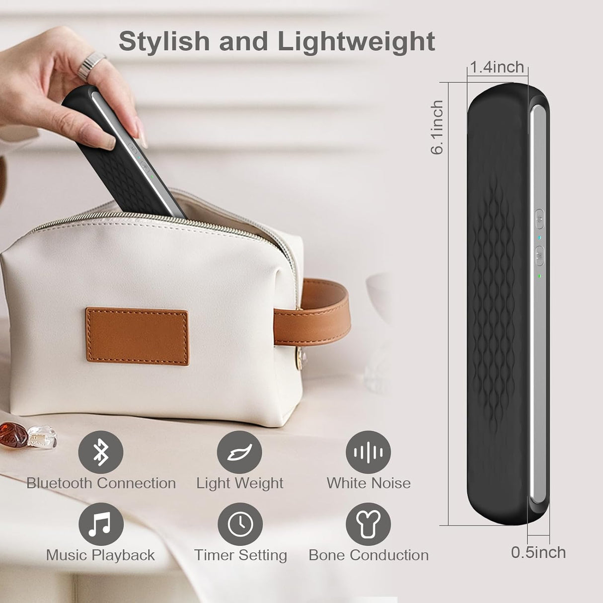 Bone Conduction Sleep Speaker | Speaker | SASKA Trading