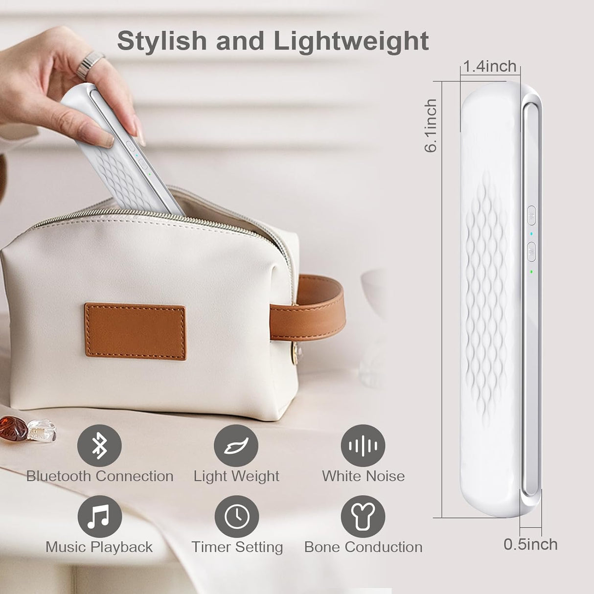 Bone Conduction Sleep Speaker | Speaker | SASKA Trading