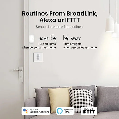 Smart Light Switch TC3 by BroadLink | Smart Switch | SASKA Trading