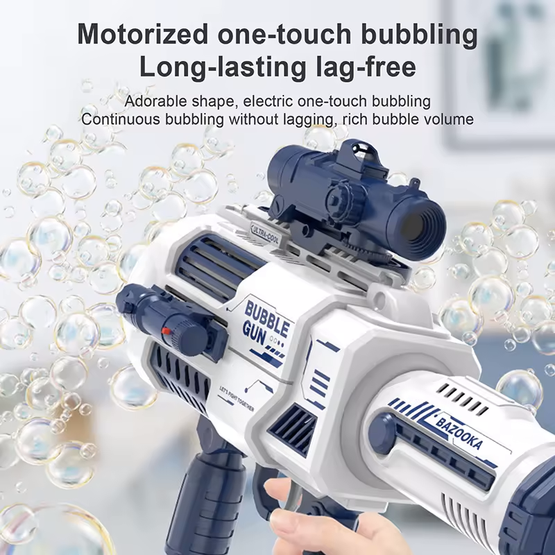 Rocket Launcher Bubble Gun | Kids Bubble Gun | SASKA Trading