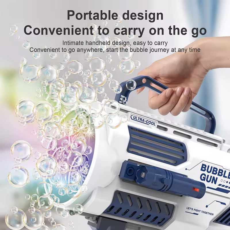 Rocket Launcher Bubble Gun | Kids Bubble Gun | SASKA Trading