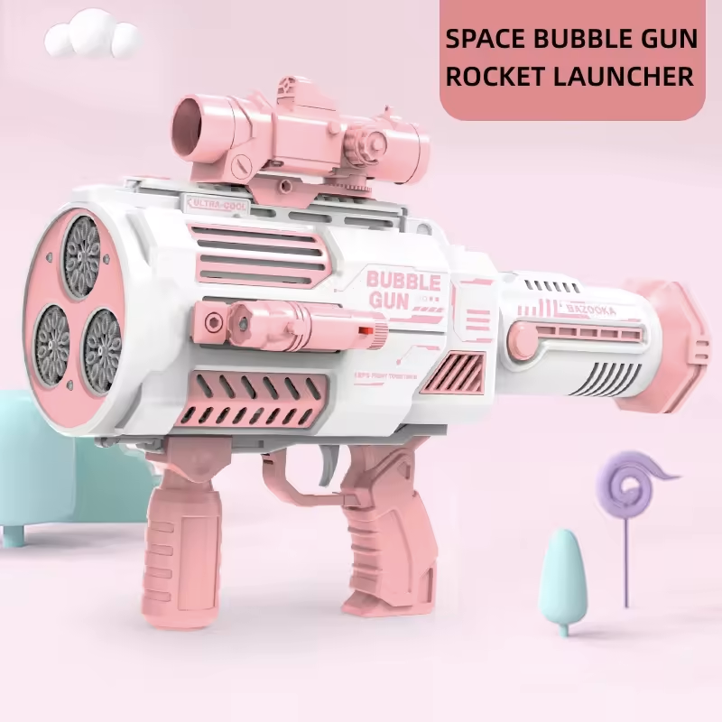 Rocket Launcher Bubble Gun | Kids Bubble Gun | SASKA Trading