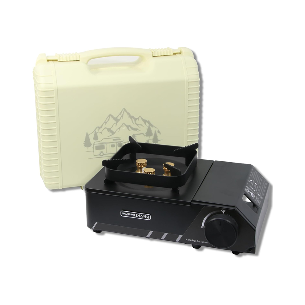 Portable 3 Burners Outdoor Camping Stove by Buerk | Gas Stove | SASKA Trading