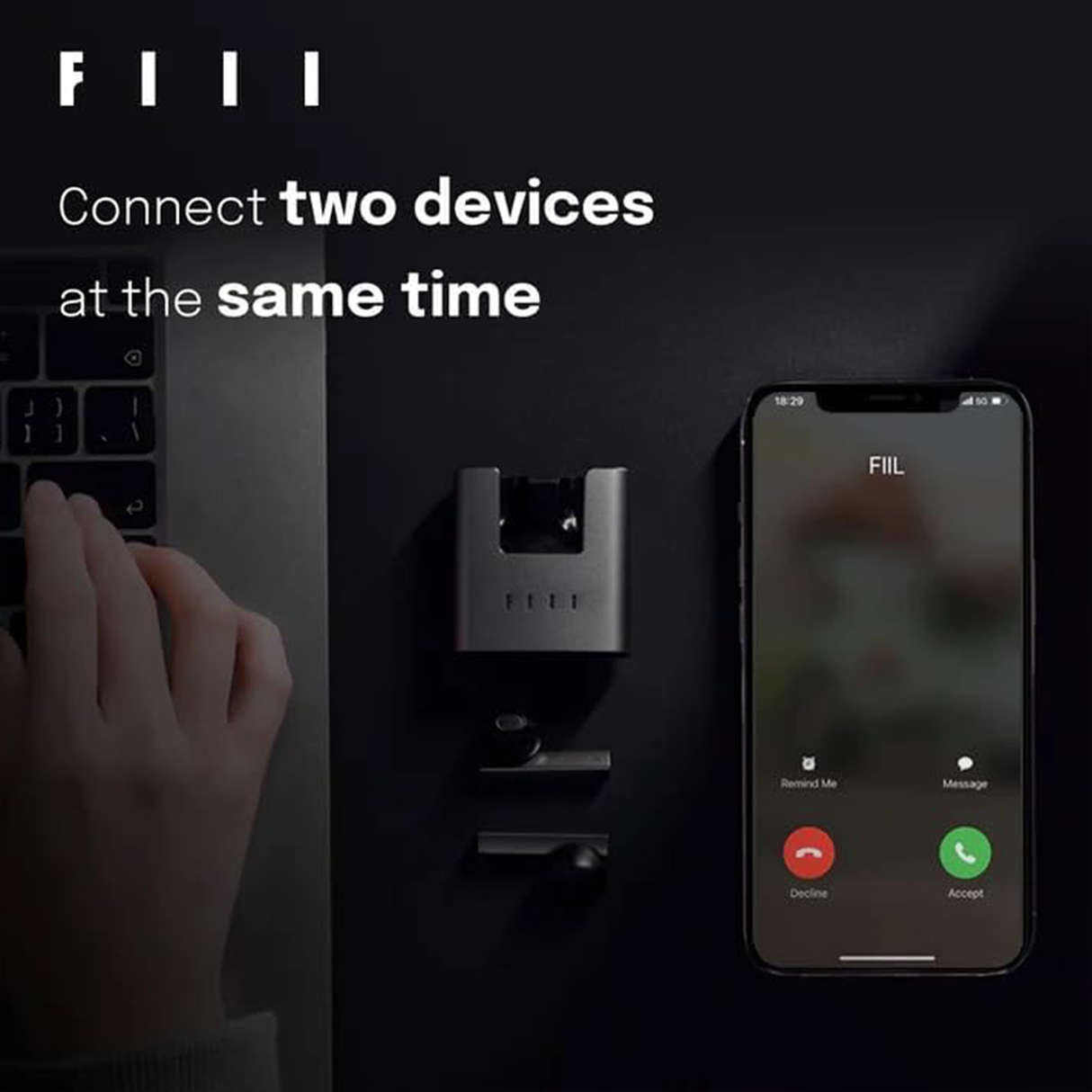 CC3 Wireless Earbuds with AI Noise Cancellation & Long Battery Life by FIIL | Earbuds | saska | saska.ae