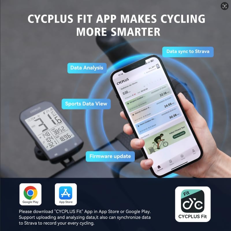 M1 GPS Bike Computer by CYCPLUS | Bicycle Computers | SASKA Trading