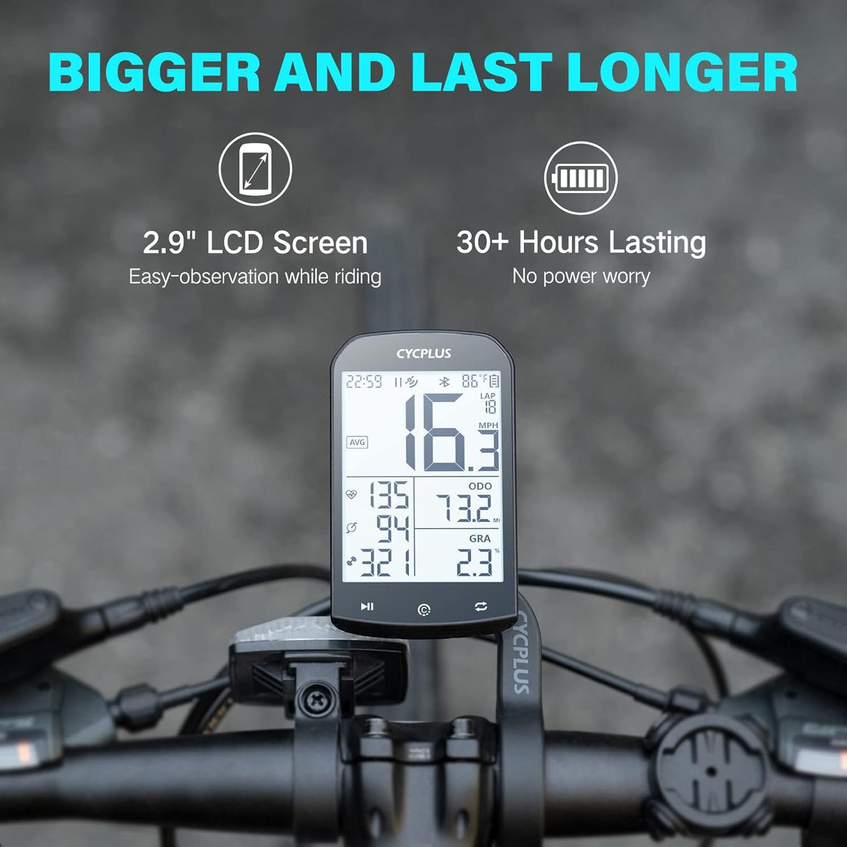 M1 GPS Bike Computer by CYCPLUS | Bicycle Computers | SASKA Trading