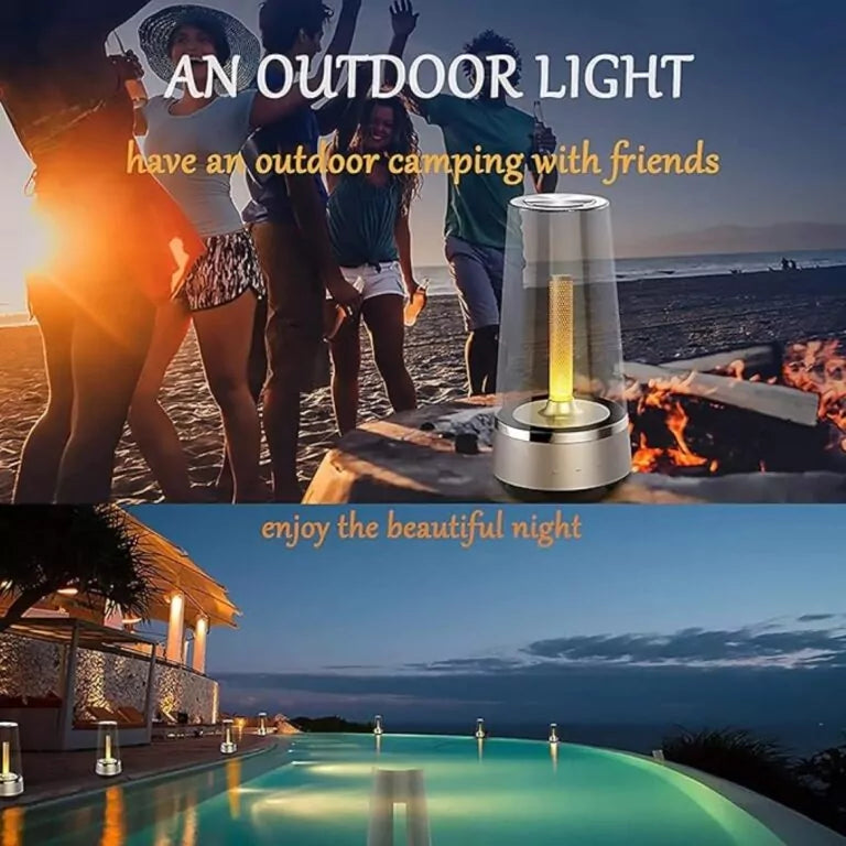 Candle Flame Lamp With Bluetooth Speaker | Bedside Lamp | SASKA Trading