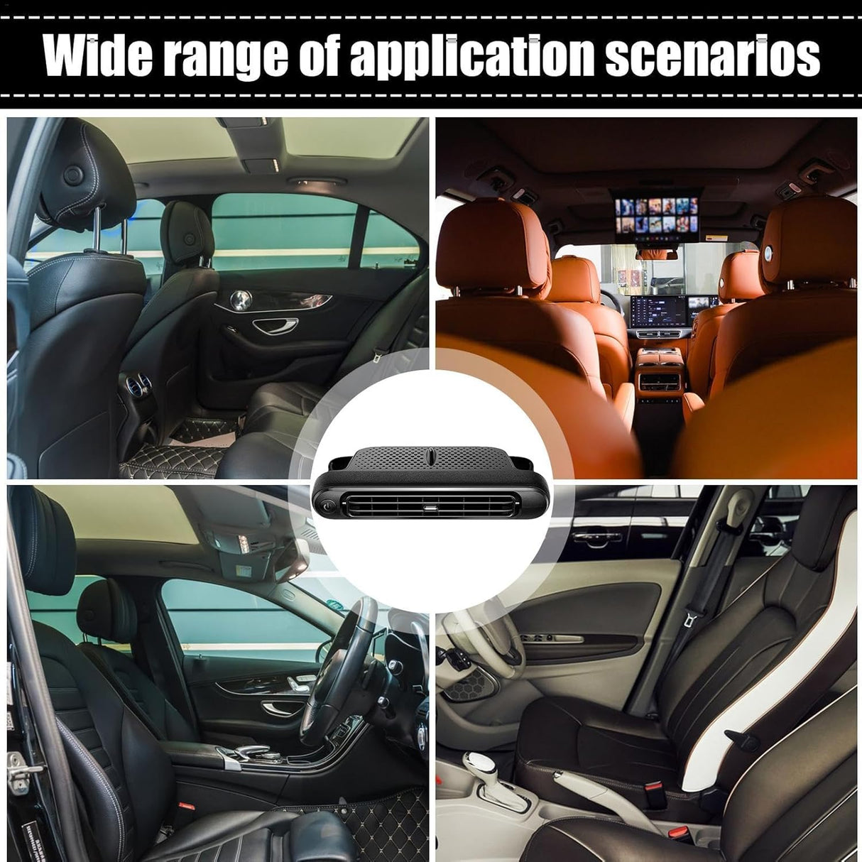 Car Seat Cooling Fan CF04 | Car Cooling Fan | SASKA Trading